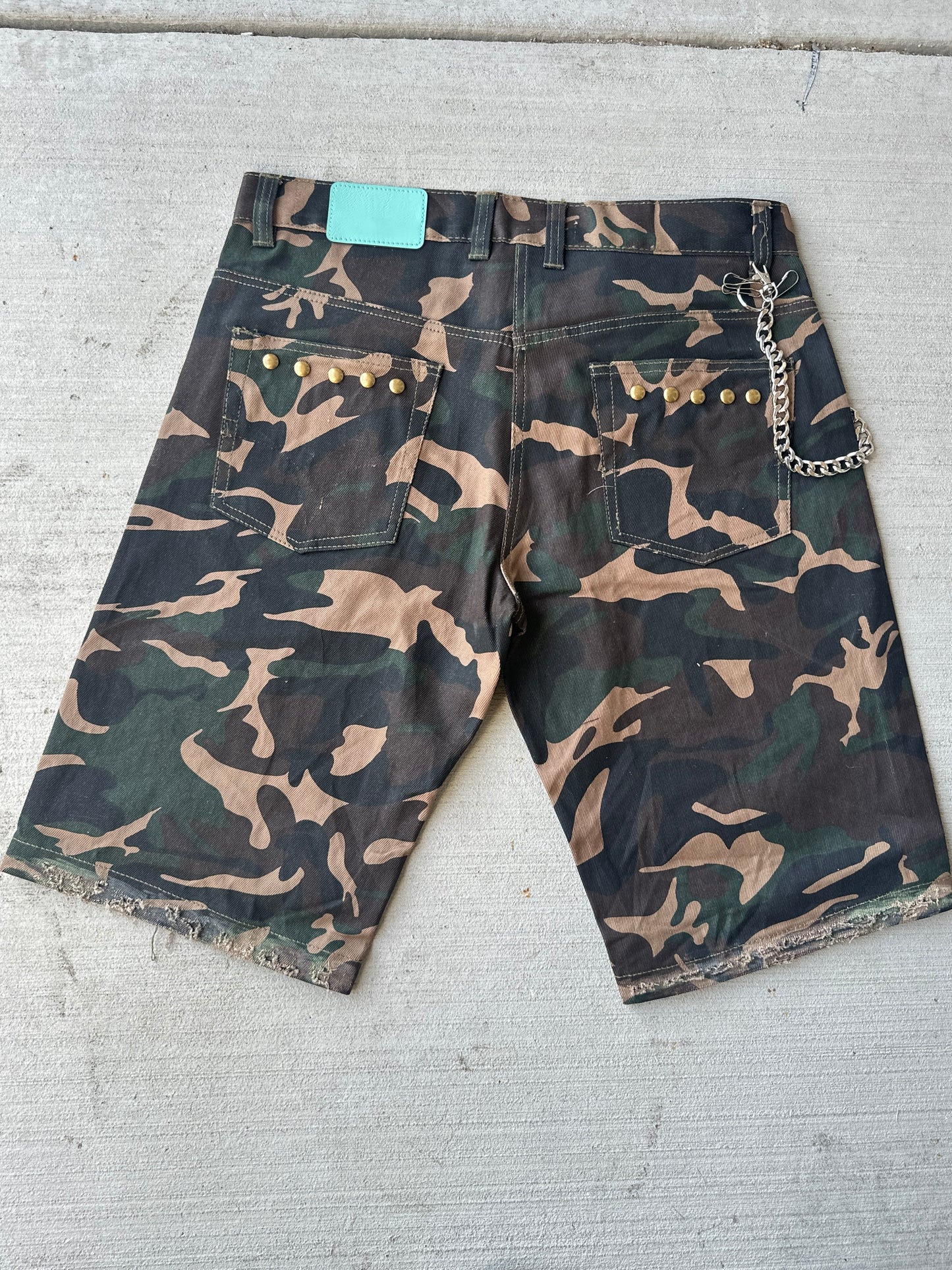 Camo Jean short
